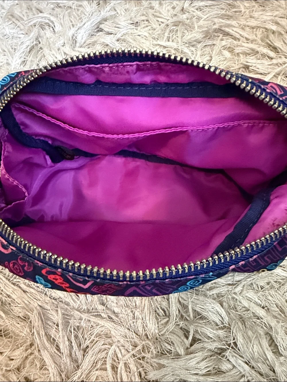 Coach Poppy Graffiti Colorful Cosmetic Case Bag Rare Retired Limited Edition